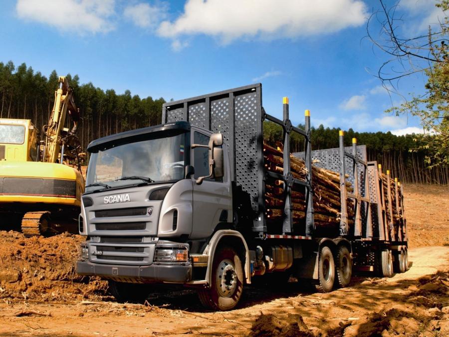  Scania P340 6x4 Timber Truck 2004 года  (BR) (фото 1 из 1)